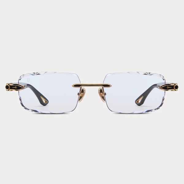 James Oro Clear Black Javelin Gem Cut