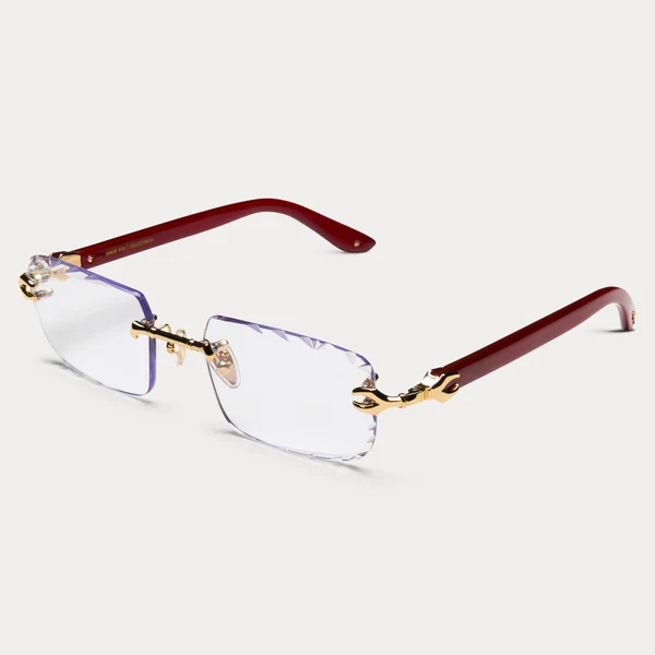 James Oro Clear Red Lacquer Hydra Gem Cut