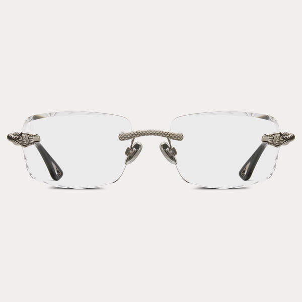 James Oro Clear Silver Serpent Gem Cut