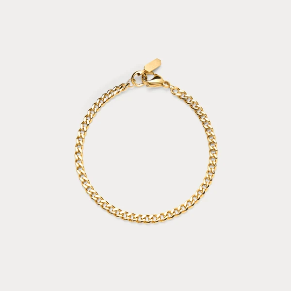 James Oro Gold Cuban Link Bracelet 4mm