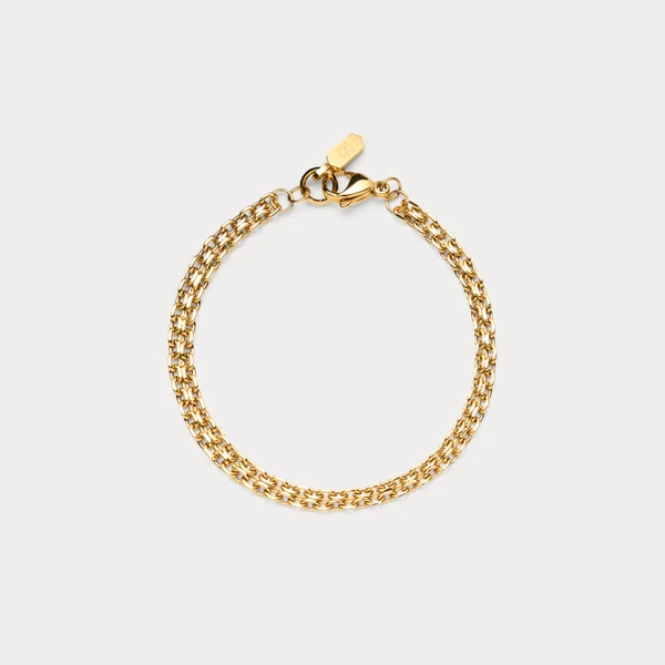 James Oro Gold Helix Bracelet 4mm