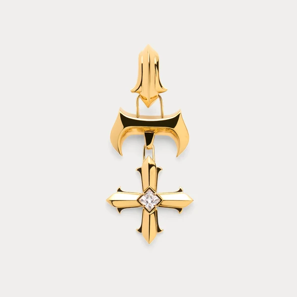 James Oro Gold Saint Pendant