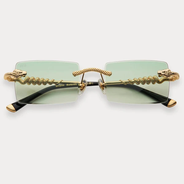 James Oro Green Tint Serpent Authentic