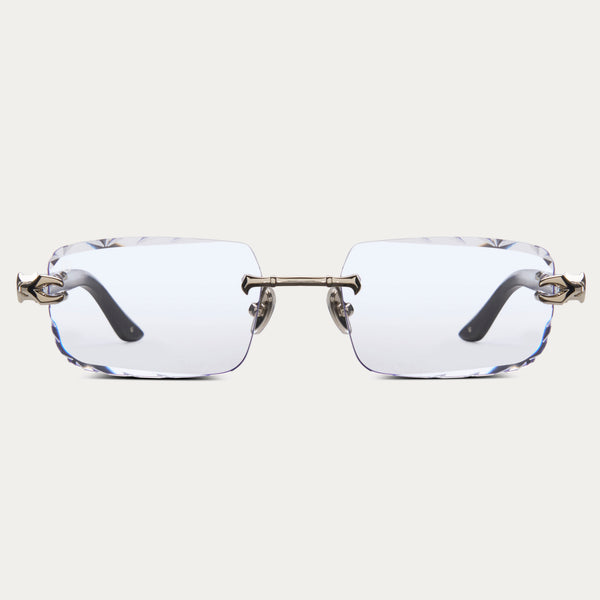 James Oro Clear Silver Hydra Gem Cut