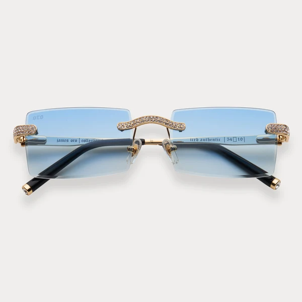 James Oro Iced Blue Tint Authentic