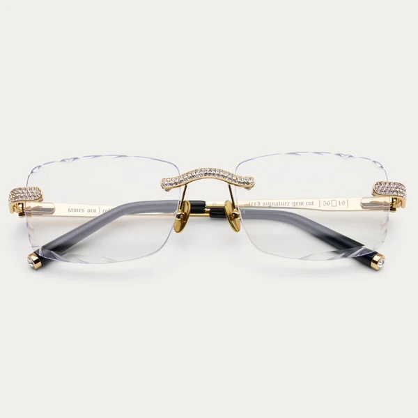 James Oro Iced Clear Signature Gem Cut