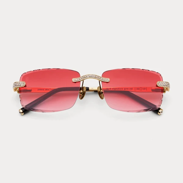 James Oro Iced Red Tint Signature Gem Cut