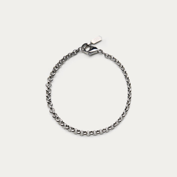 James Oro Silver Anello Bracelet 3mm