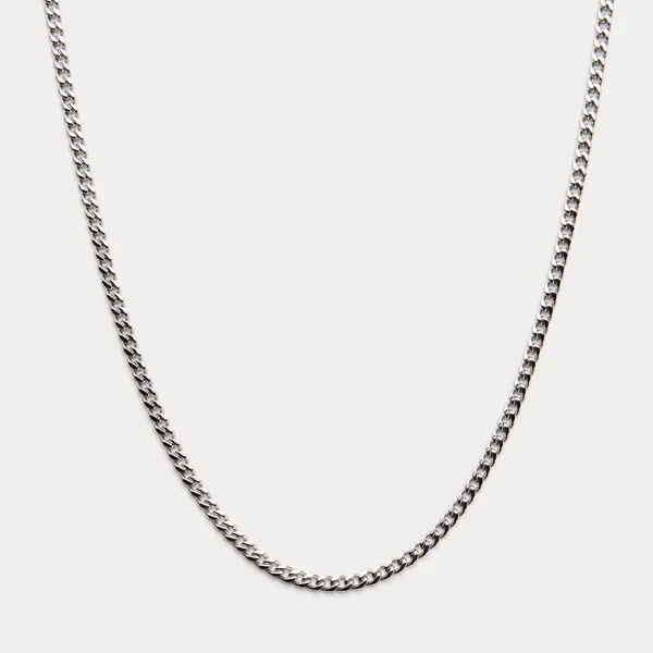 James Oro Silver Cuban Link Chain 4mm