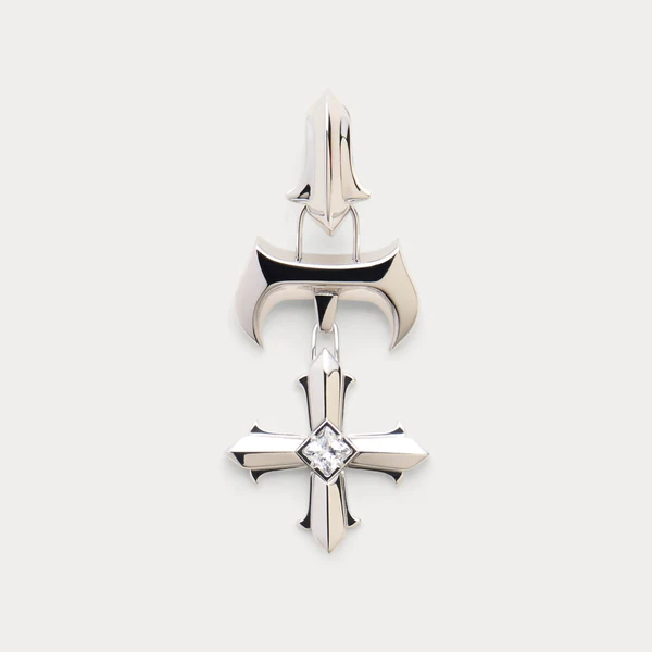 James Oro Silver Saint Pendant